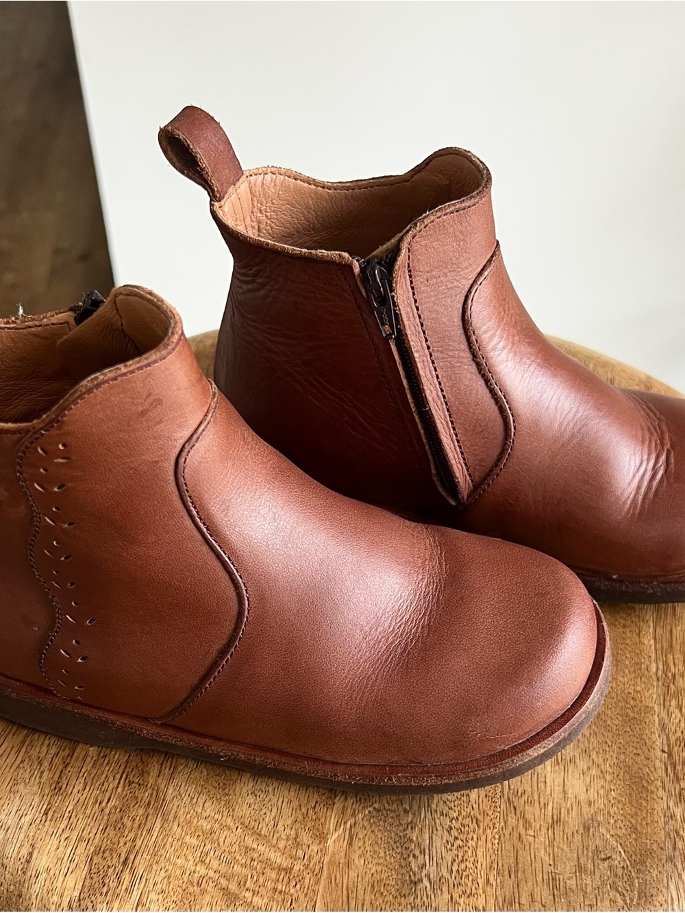 Adelisa & co. Brown leather boots